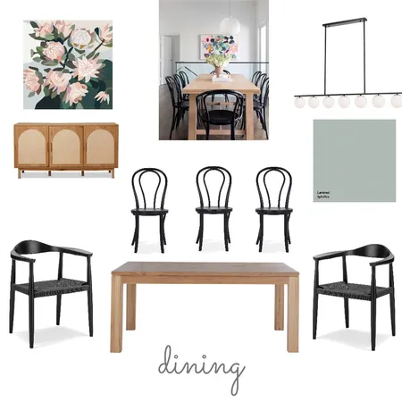 Dining Room Interior Design Mood Board by Red House Reno on Style Sourcebook