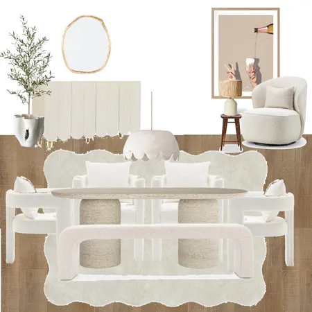 Dinign Room Interior Design Mood Board by IrinaConstable on Style Sourcebook