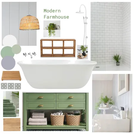 Modern Farmhouse Bathroom Interior Design Mood Board by elisabethtaylor4472@gmail.com on Style Sourcebook