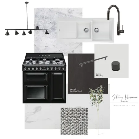Mono Kitchen 2024 Interior Design Mood Board by Stacey Newman Designs on Style Sourcebook