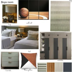 hadiza boy's bedroom Interior Design Mood Board by Oeuvre designs on Style Sourcebook