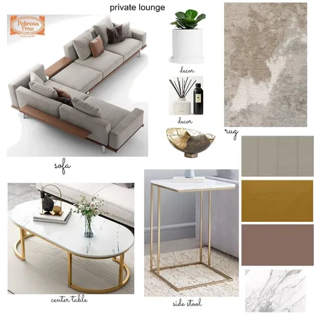 hadiza Private lounge Interior Design Mood Board by Oeuvre designs on Style Sourcebook