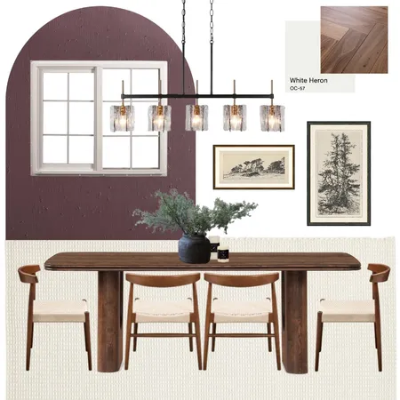 MAUVE DINING ROOM Interior Design Mood Board by korielee on Style Sourcebook