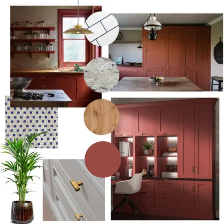 Kate Kitchen Revamp - Red Interior Design Mood Board by Studio Conker on Style Sourcebook