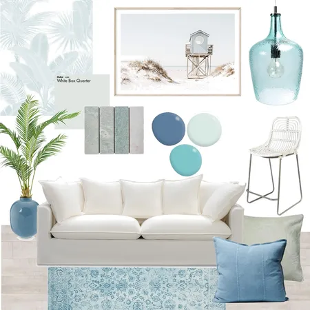 Accented achromatic - Module 6 Interior Design Mood Board by Shell Shepherd on Style Sourcebook