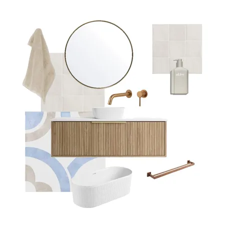 Porter / Bathroom Concept 1 Interior Design Mood Board by Project Four Interiors on Style Sourcebook