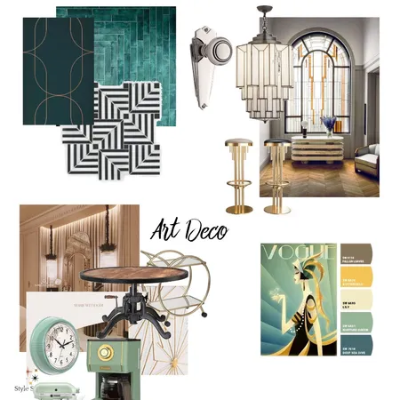 Art Deco Interior Design Mood Board by Tarnya on Style Sourcebook