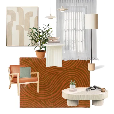Decor Groove Burnt Orange 097703 Interior Design Mood Board by Unitex Rugs on Style Sourcebook