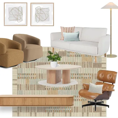 Potts Point Living Room Interior Design Mood Board by Holm & Wood. on Style Sourcebook