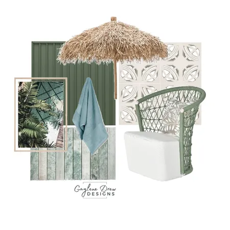 Poolside bliss Interior Design Mood Board by Gaylene Drew Designs on Style Sourcebook