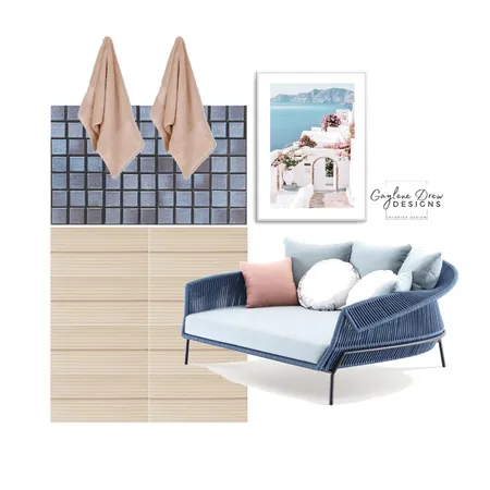 Casual pool vibes Interior Design Mood Board by Gaylene Drew Designs on Style Sourcebook