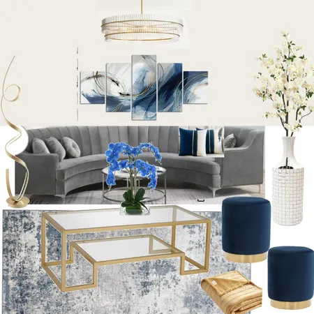 New design Formal Living Interior Design Mood Board by LUX WEST I.D. on Style Sourcebook