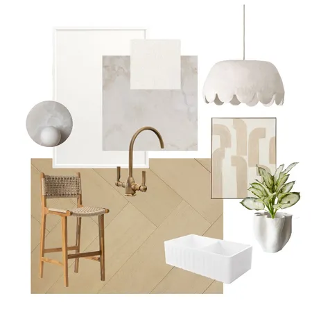 Nude & Neutral Kitchen Interior Design Mood Board by The Sanctuary Interior Design on Style Sourcebook