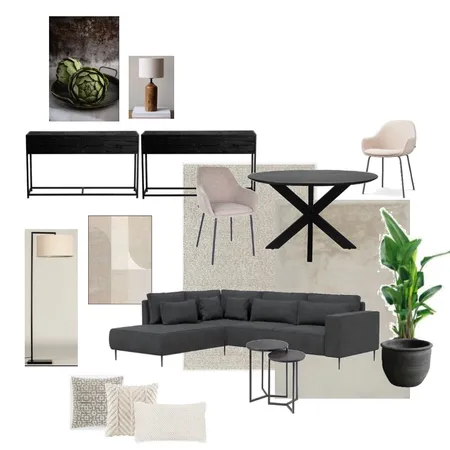 Black&white with a touch of beige Interior Design Mood Board by JudithBovens on Style Sourcebook