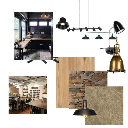 Industrial Studio Interior Design Mood Board by hgray on Style Sourcebook