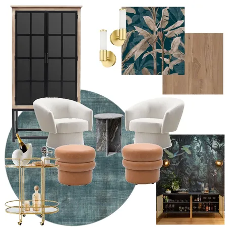 Moody Bar Nook Interior Design Mood Board by Manea Interiors on Style Sourcebook