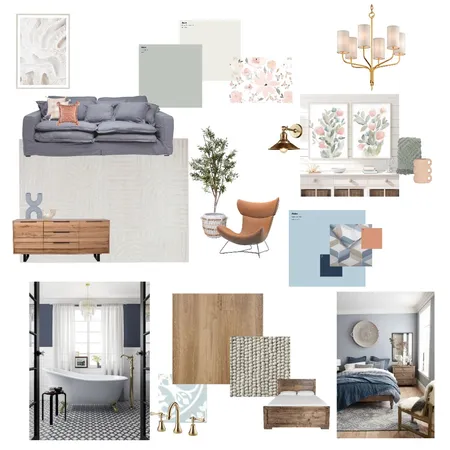 Townhouse First Floor Interior Design Mood Board by Model Interiors on Style Sourcebook
