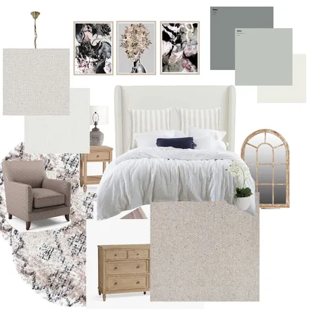 Townhouse Main Bedroom Interior Design Mood Board by Model Interiors on Style Sourcebook