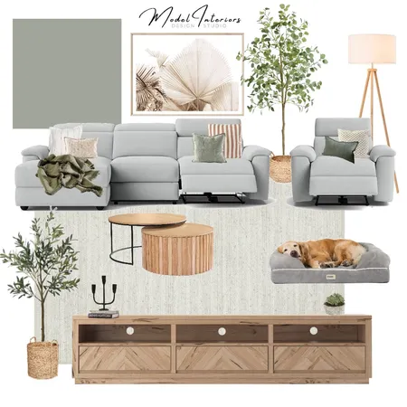 Living Room Interior Design Mood Board by Model Interiors on Style Sourcebook