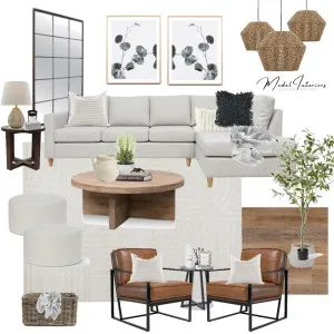 Living Room Interior Design Mood Board by Model Interiors on Style Sourcebook