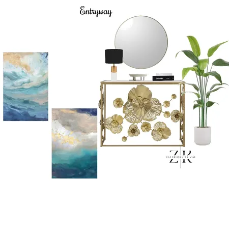 Luxe entryway Interior Design Mood Board by Interiors By Zai on Style Sourcebook