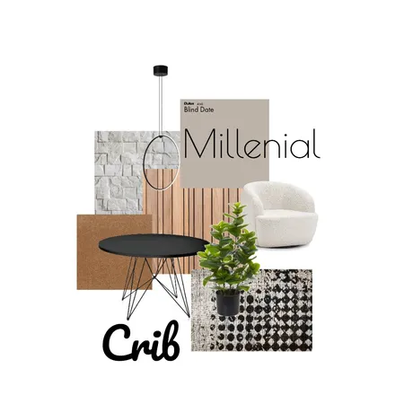 Millennial Crib Interior Design Mood Board by IvanDE on Style Sourcebook