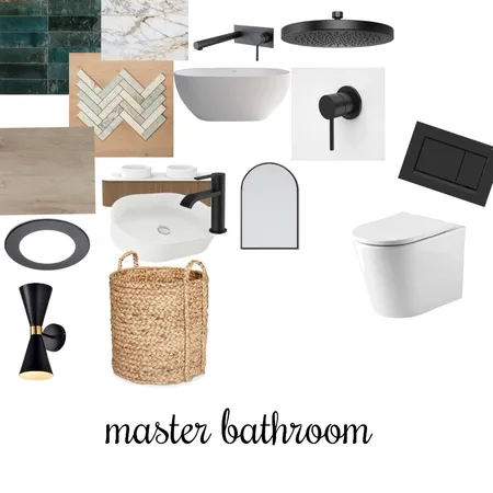 Master bathroom Interior Design Mood Board by Rendiinem on Style Sourcebook