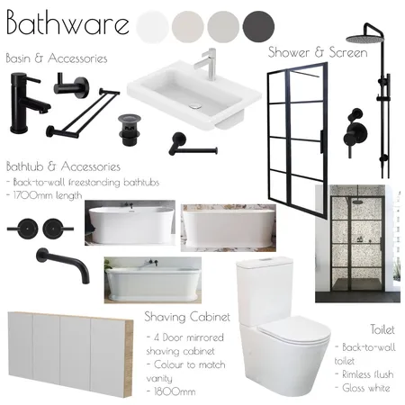 Abbotsford Bathware Interior Design Mood Board by Libby Malecki Designs on Style Sourcebook