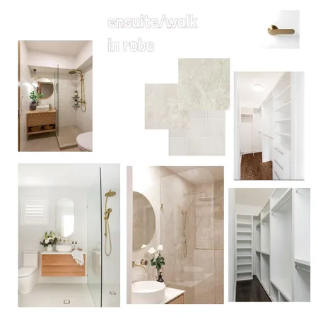 Ensuite/walk in Robe Interior Design Mood Board by kimberleymegan9@gmail.com on Style Sourcebook