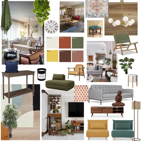 Living room Interior Design Mood Board by mehaks_23@yahoo.co.in on Style Sourcebook