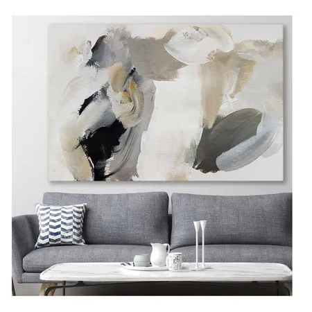 Neutral Toned Wall Art Interior Design Mood Board by Printivart on Style Sourcebook