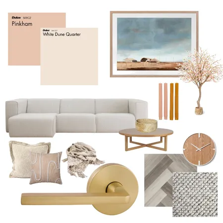 Scandi hygge with Satin Brass detailing Interior Design Mood Board by Gainsborough Hardware on Style Sourcebook