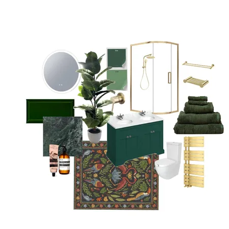 Bathroom Interior Design Mood Board by Lusanda KS on Style Sourcebook