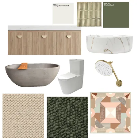 Master Bathroom Interior Design Mood Board by savoryhavendesign on Style Sourcebook