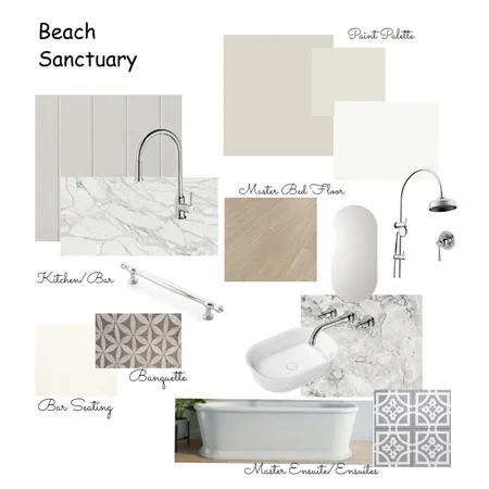 Beach Sanctuary Interior Design Mood Board by Eden House Interiors on Style Sourcebook