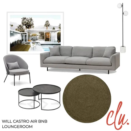 Will Castro AirBnb/ Lounge room Interior Design Mood Board by emmajones90 on Style Sourcebook