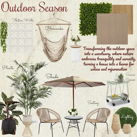 Outdoor Season Interior Design Mood Board by Maria kandalaft on Style Sourcebook