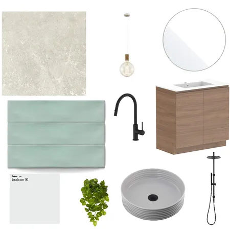 Bathroom green Interior Design Mood Board by murrayann on Style Sourcebook