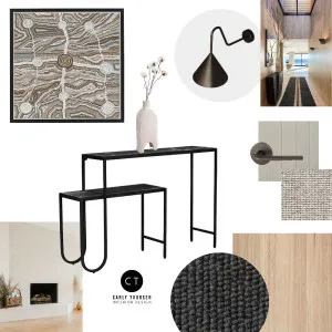 Scandifornian Entry P0524 Interior Design Mood Board by Carly Thorsen Interior Design on Style Sourcebook
