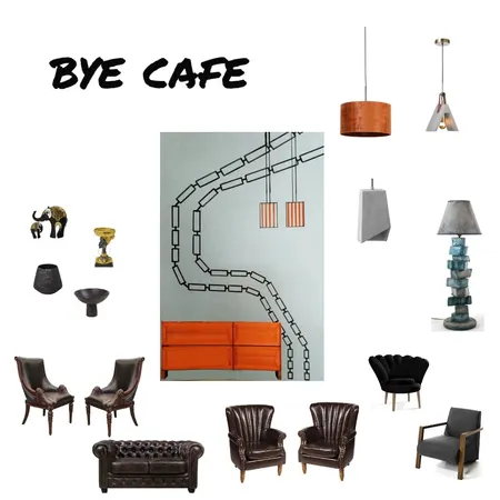 bye cafe Interior Design Mood Board by Ivlahopoulou@gmail.com on Style Sourcebook