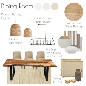 Hunter Valley - Dining Room Interior Design Mood Board by Libby Malecki Designs on Style Sourcebook