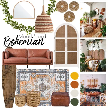 Bohemium Interior Design Mood Board by candicejnott@gmail.com on Style Sourcebook