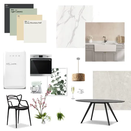 Minimal Kitchen Interior Design Mood Board by pontikiii on Style Sourcebook