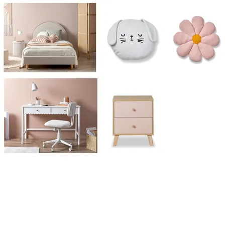 Lily's Bedroom Interior Design Mood Board by G3ishadesign on Style Sourcebook