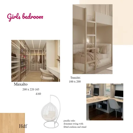 girls bedroom Interior Design Mood Board by aliaa on Style Sourcebook