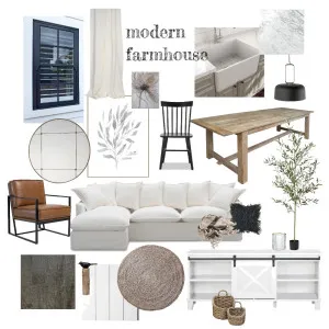 Modern Farmhouse Interior Design Mood Board by stjackson1012@gmail.com on Style Sourcebook