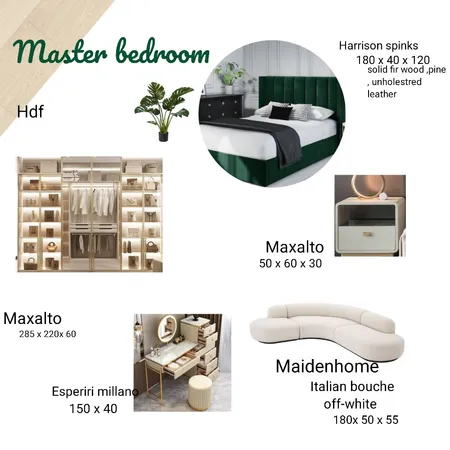 master bedroom Interior Design Mood Board by aliaa on Style Sourcebook