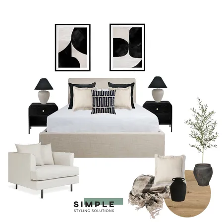 Emma - Contemporary Bed Interior Design Mood Board by Simplestyling on Style Sourcebook