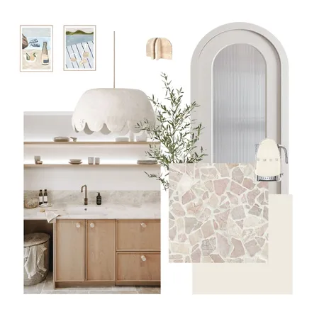 Feminine Mediterranean Kitchen Interior Design Mood Board by Bethany Routledge-Nave on Style Sourcebook