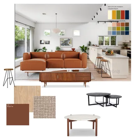 MCM living room Interior Design Mood Board by tarophm@gmail.com on Style Sourcebook